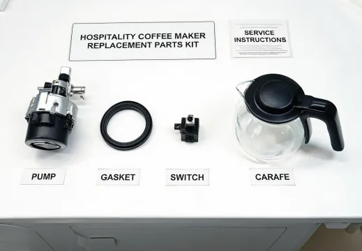 Hospitality coffee maker service kit